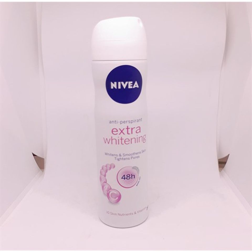 Xịt ngăn mùi Nivea Serum hỗ trợ dưỡng trắng mịn
