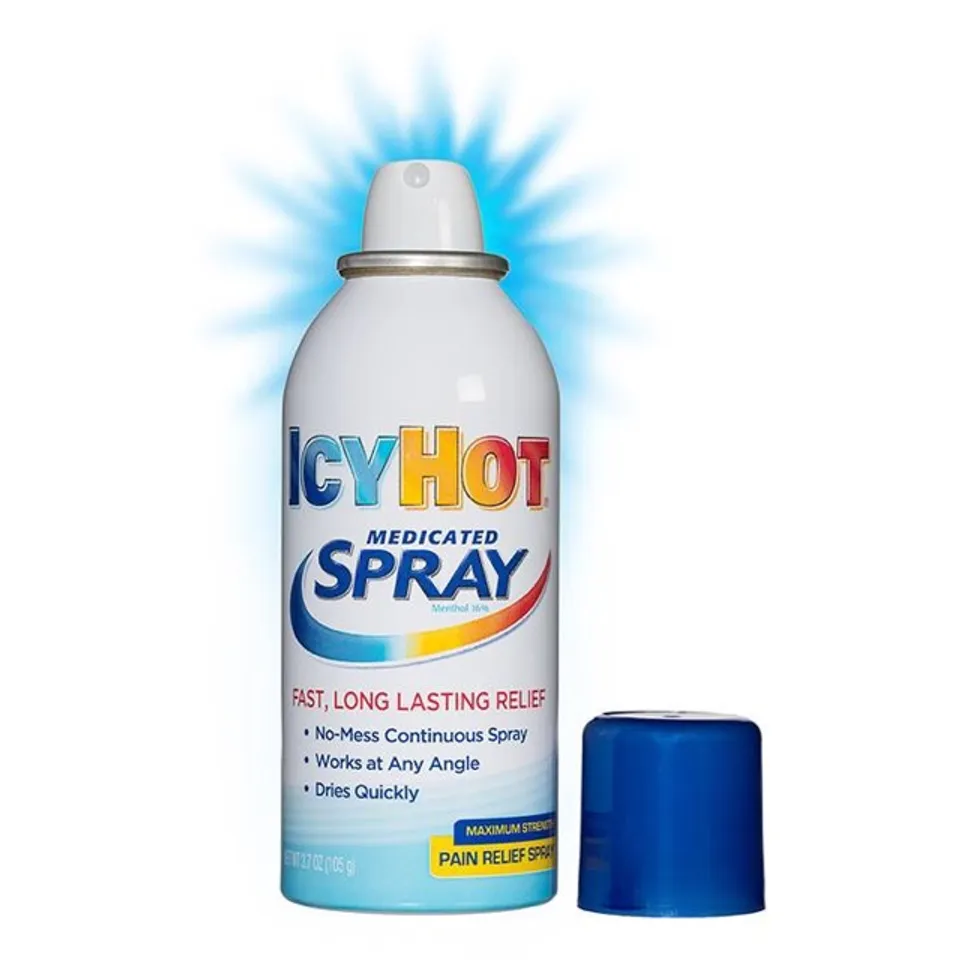 Bình xịt giảm đau Icy Hot Spray của Mỹ hỗ trợ vận động