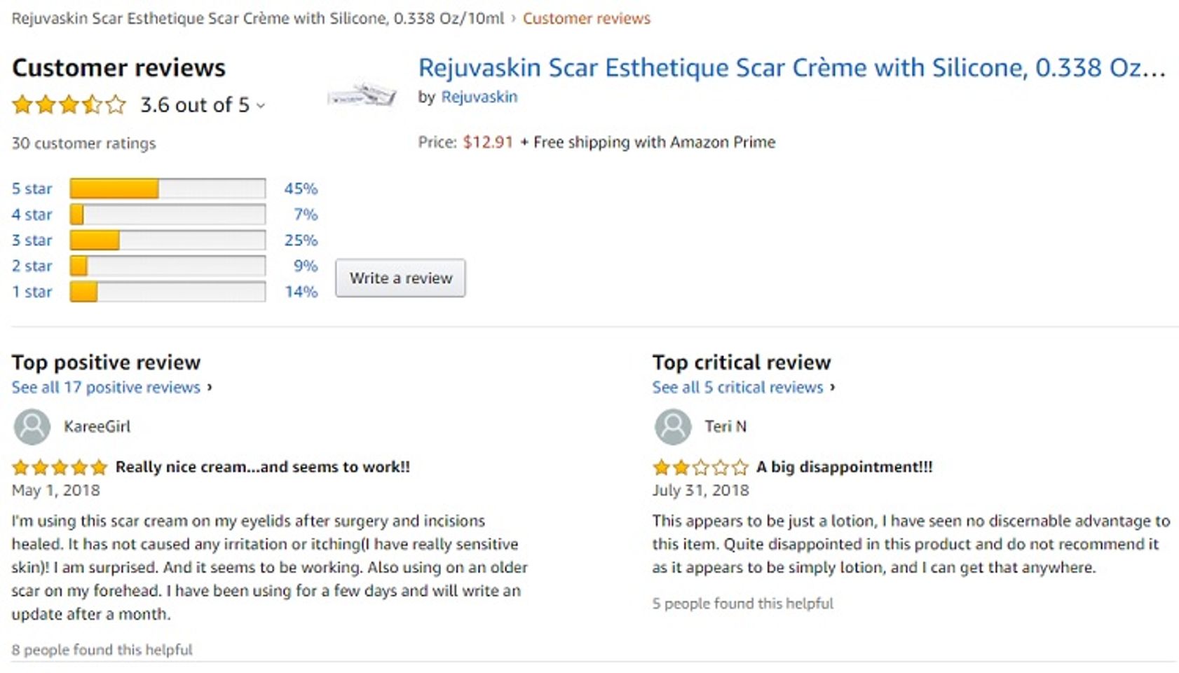 Phản hồi từ ph&iacute;a kh&aacute;ch h&agrave;ng sử dụng kem trị sẹo Scar Esthetique (3)