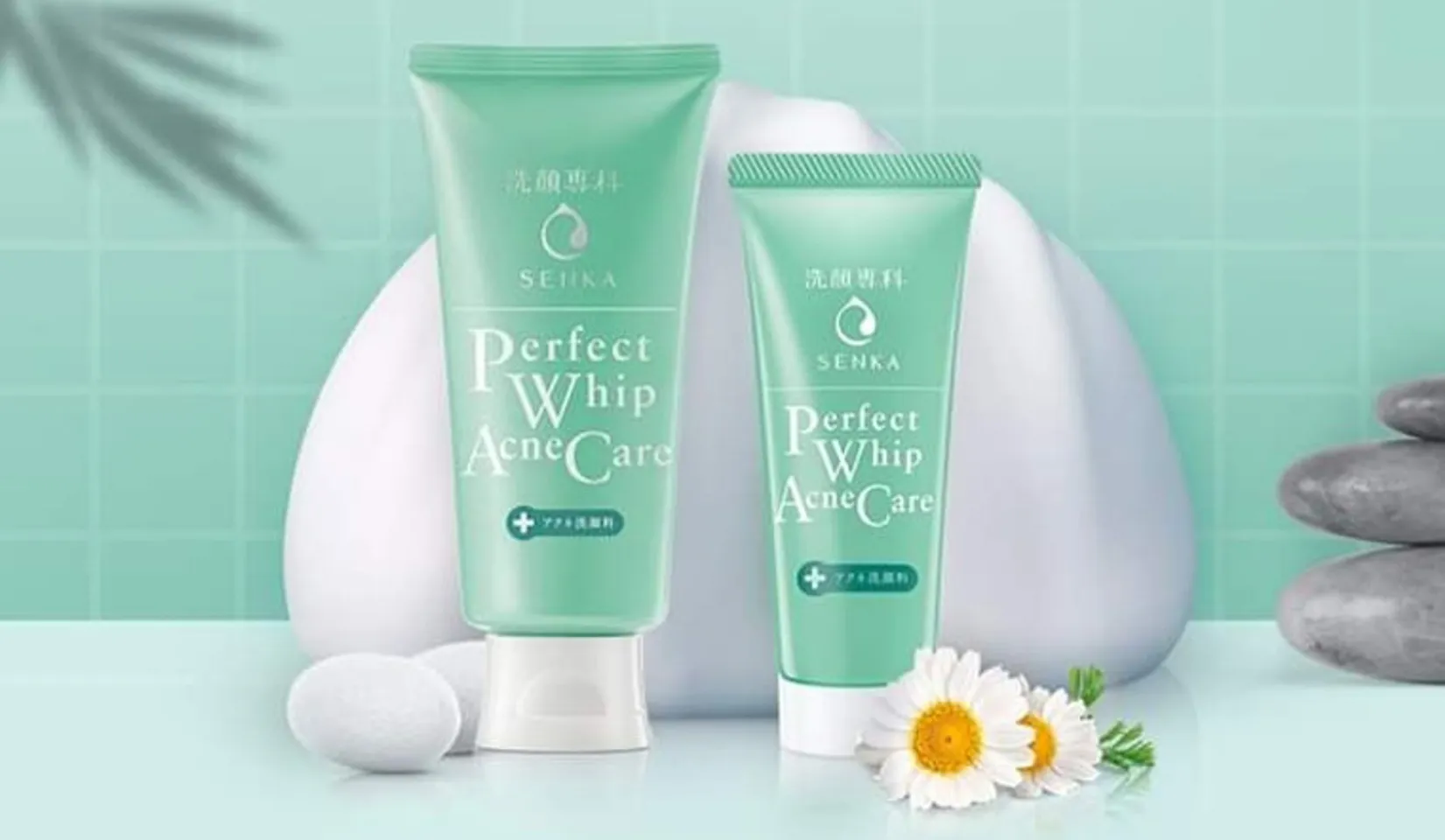 Sữa rửa mặt Senka perfect whip acne care dành cho da mụn