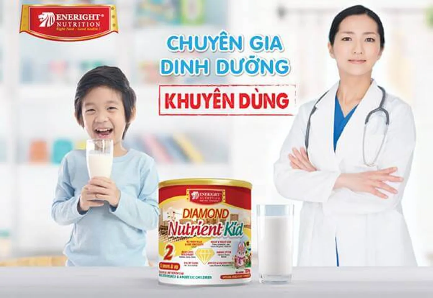 Sữa Diamond Nutrient Kid dinh dưỡng cho bé