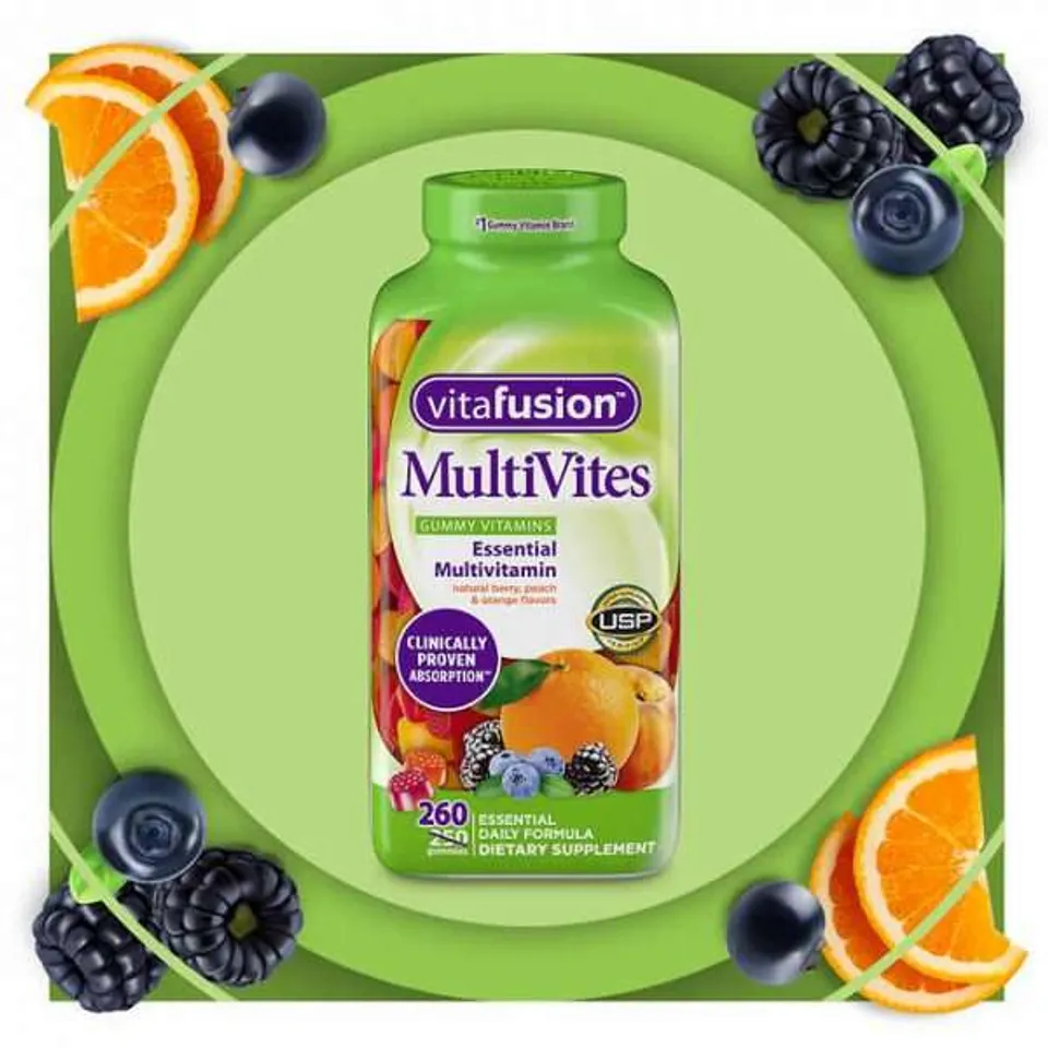 Kẹo dẻo bổ sung Vitamin Vitafusion MultiVites Gummy hương vị thơm ngon