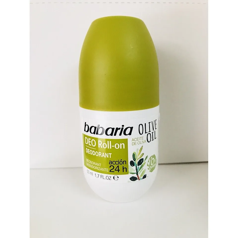 Lăn khử mùi Babaria Deo Roll on Olive Oil 24h