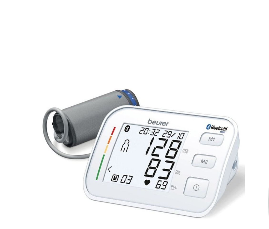 Máy đo huyết áp bắp tay Beurer BM57 hỗ trợ bluetooth truyền thông tin theo dõi sức khỏe