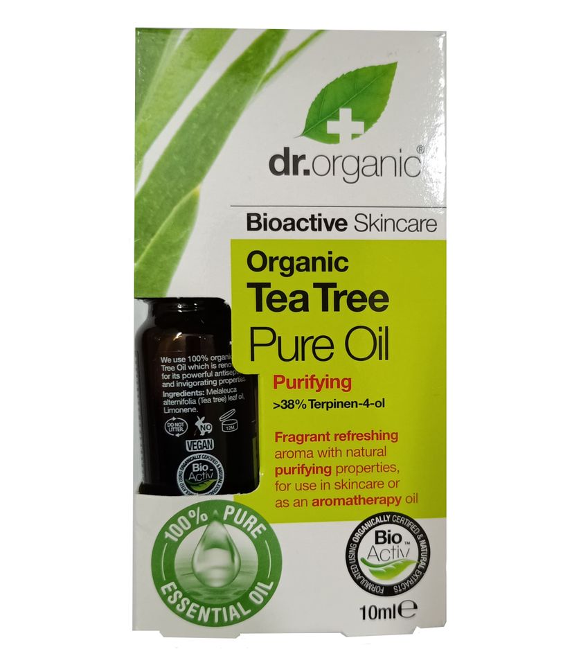 Tinh dầu tràm trà Dr.Organic Tea Tree Pure Oil mẫu mới
