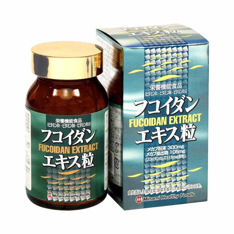 Viên uống hỗ trợ người gặp vấn đề về sức khỏe Minami Okinawa Fucoidan Extract 