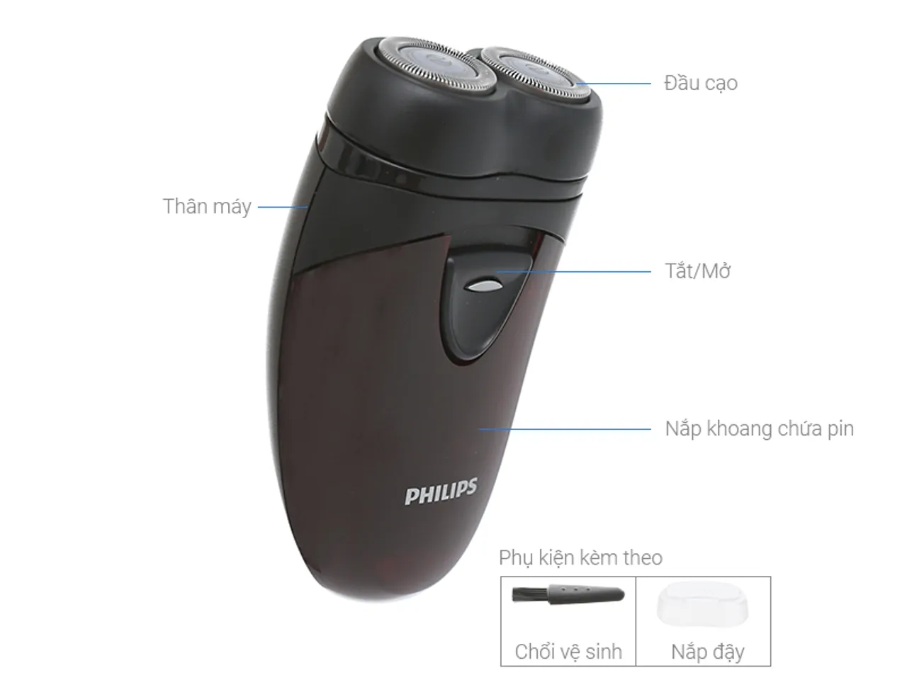 Máy cạo râu Philips PQ206 chuẩn chính hãng