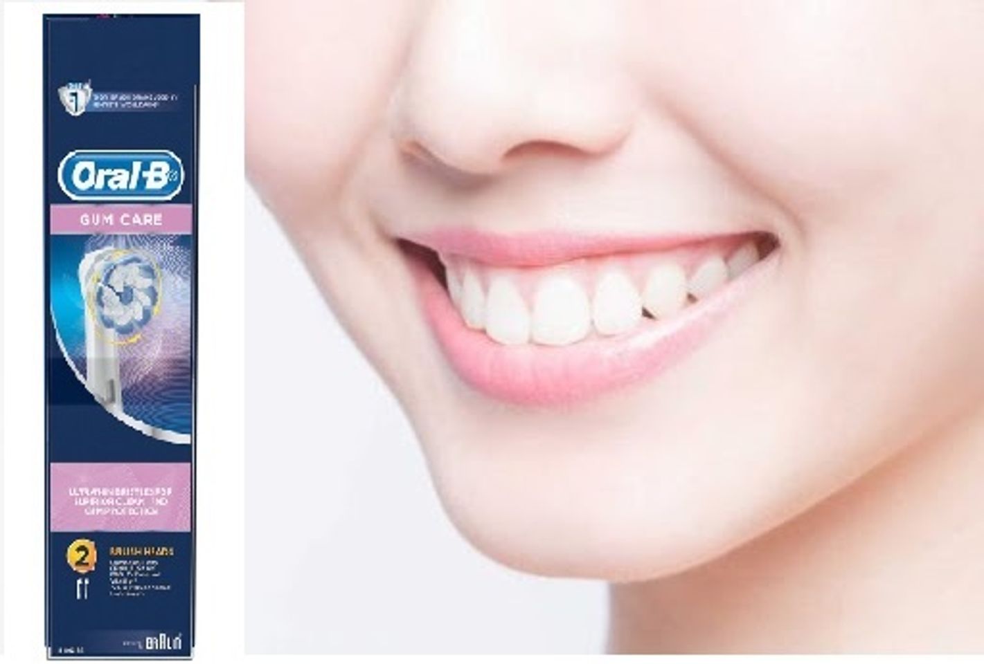 Đầu bàn chải đánh răng Oral-B Gum Care bảo vệ lớp men răng