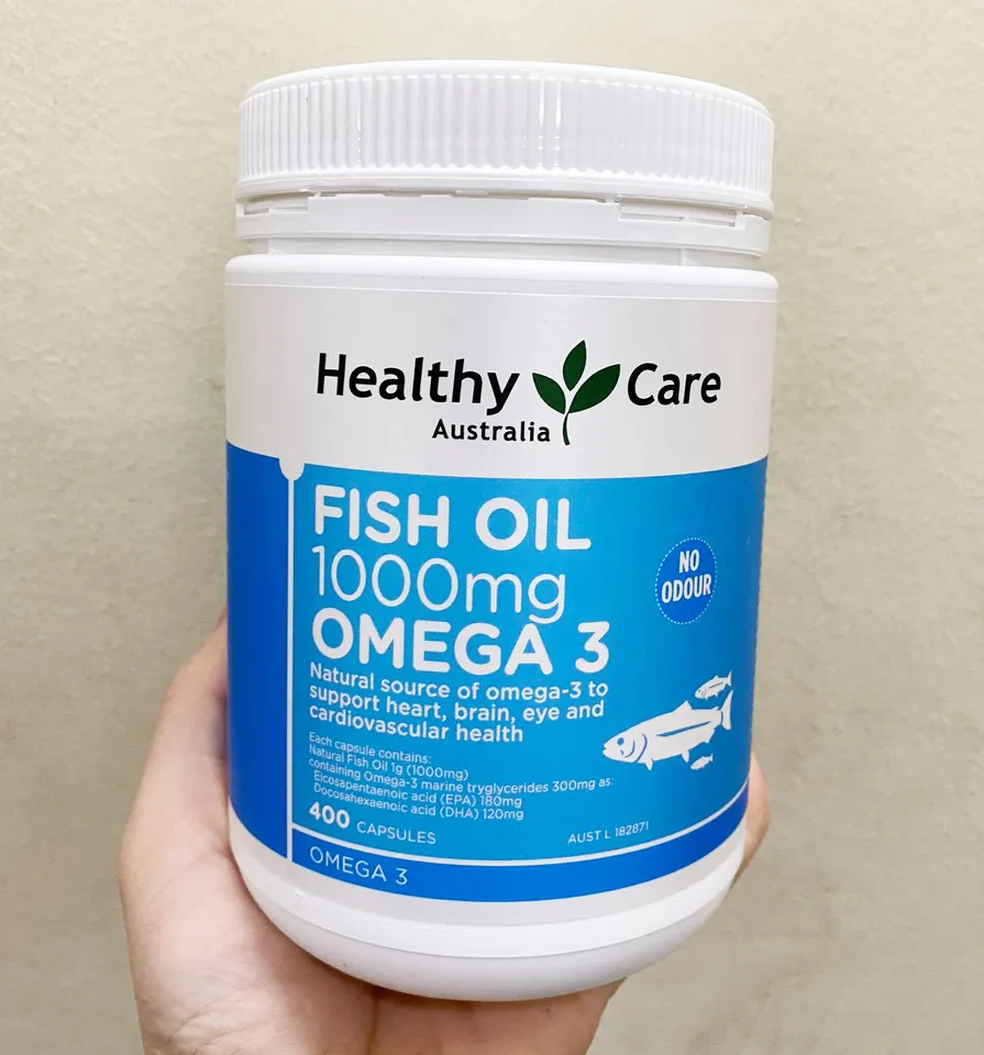 viên uống dầu cá Omega 3 Healthy Care 