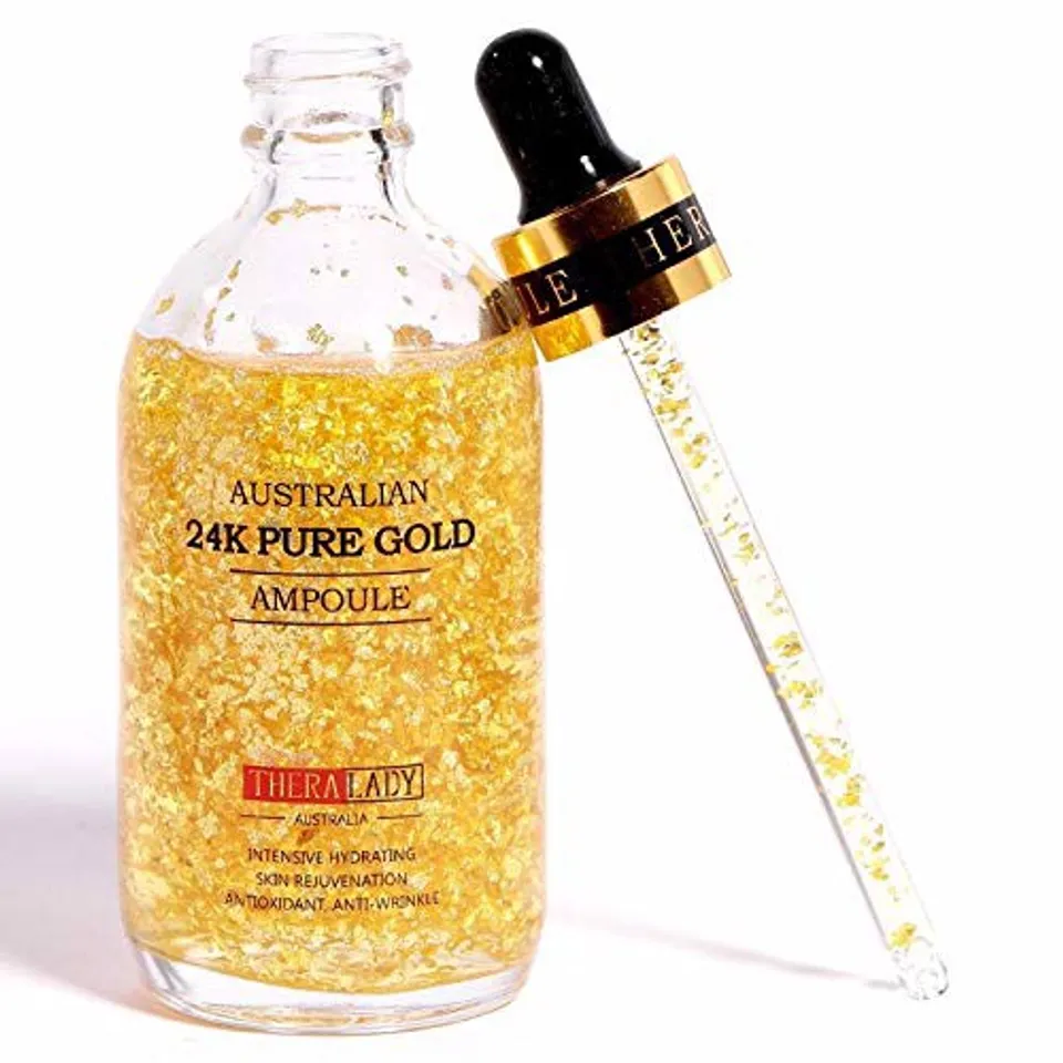 Sử dụng tinh chất vàng 24K Pure Gold Ampoule hỗ trợ trẻ hóa làn da