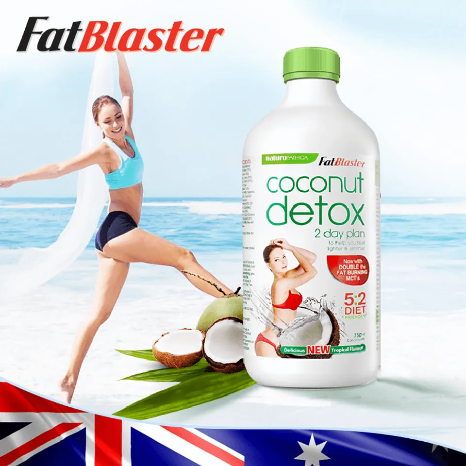 Nước uống Detox Coconut hỗ trợ cải thiện vóc dáng hiệu quả