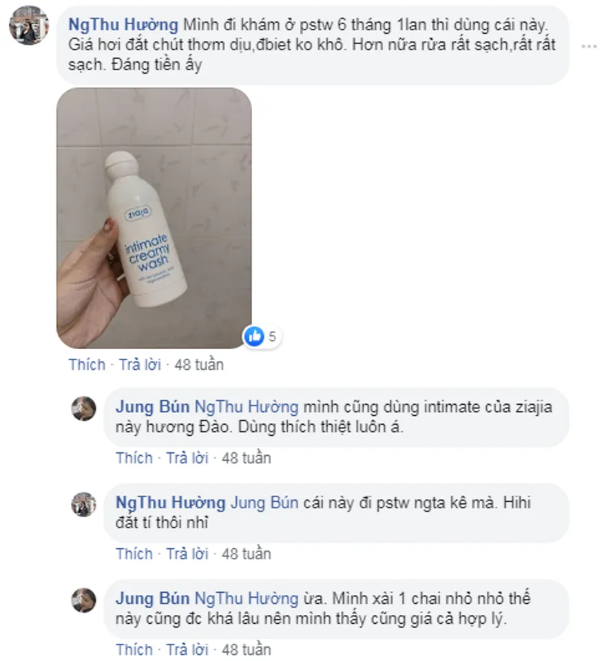 Review dung dịch vệ sinh Intima Ziaja