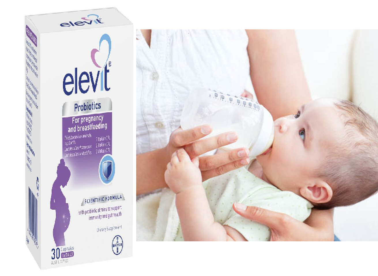 Elevit Probiotics hỗ trợ phát triển và bảo vệ hệ tiêu hóa cho bé