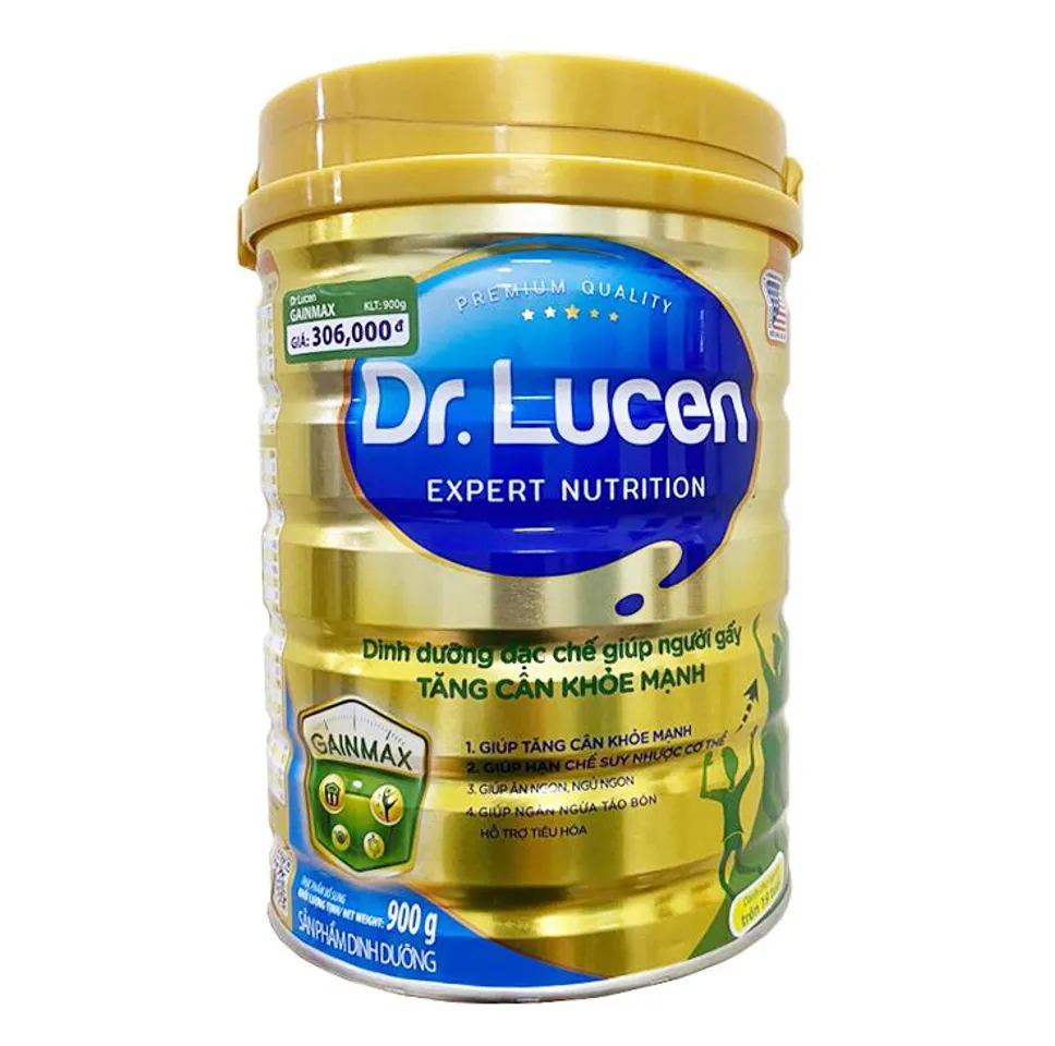 Sữa Dr. Lucen GainMax hỗ trợ tăng cân