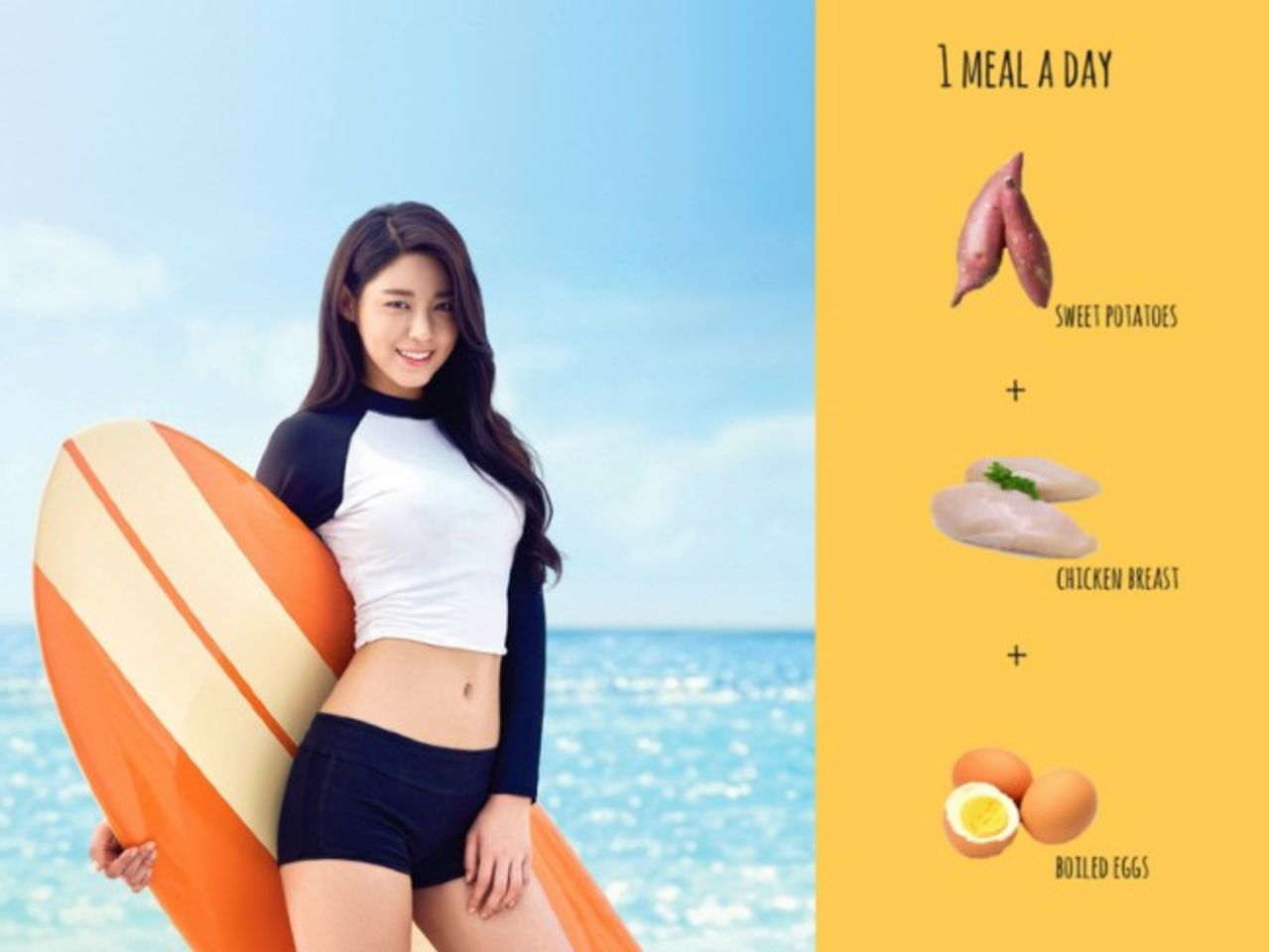 thực đơn giảm c&acirc;n với khoai l&agrave;ng của Seolhyun (AOA