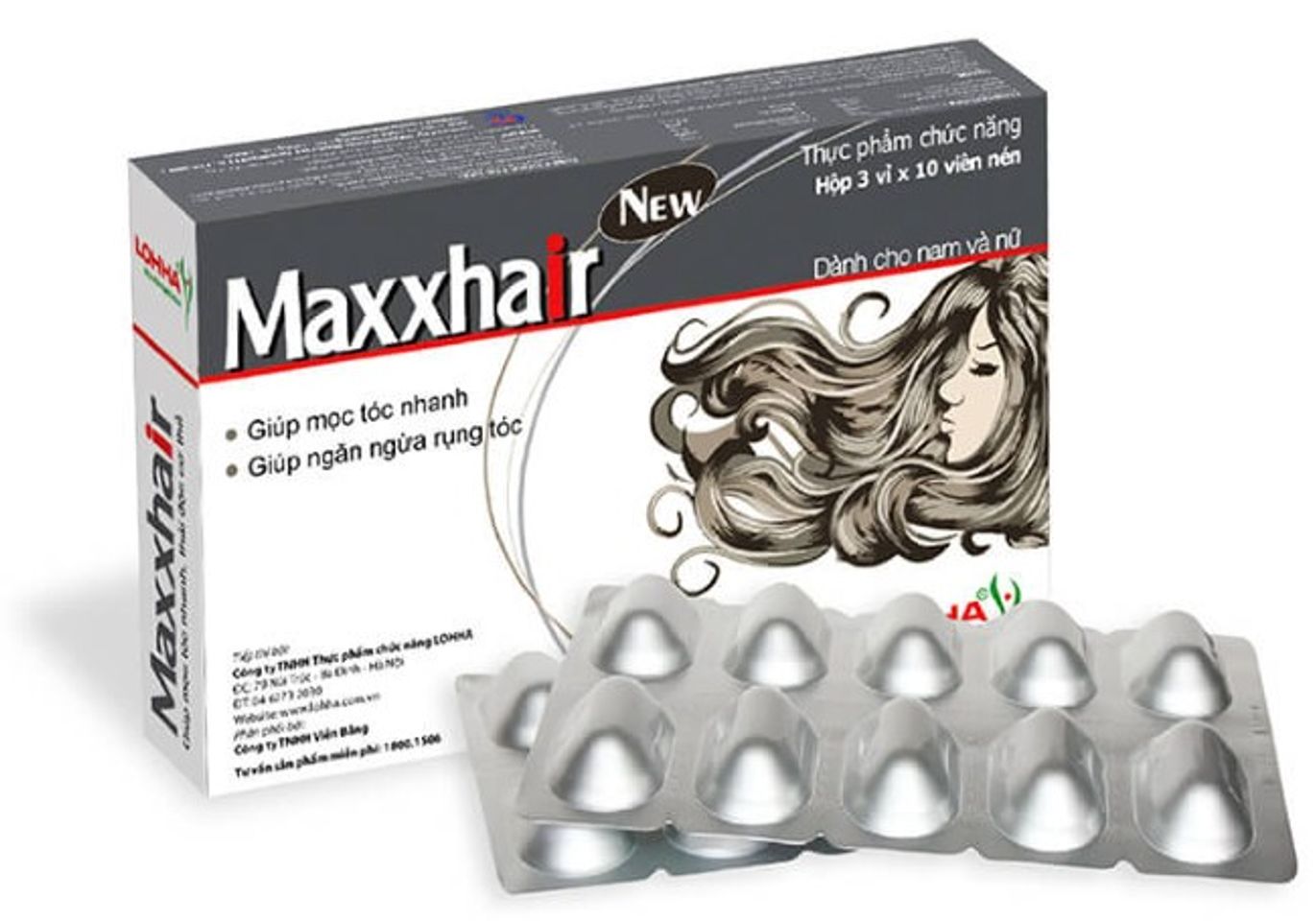 thuốc mọc t&oacute;c cho nam Maxxhair