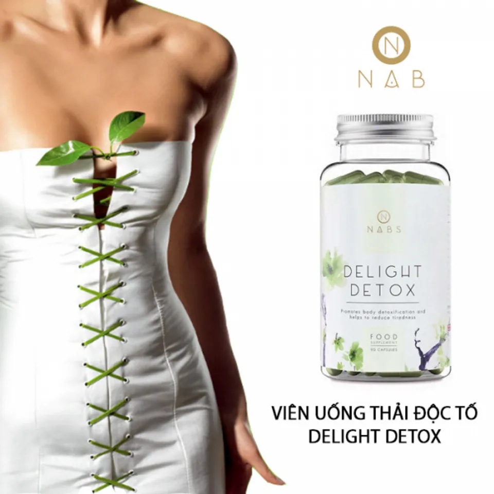 Viên uống Nabs Delight detox hỗ trợ thanh lọc cơ thể 