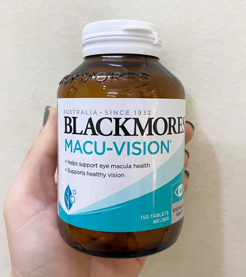 Viên uống Blackmores Macu-Vision chính hãng từ Úc loại 150 viên mẫu mới