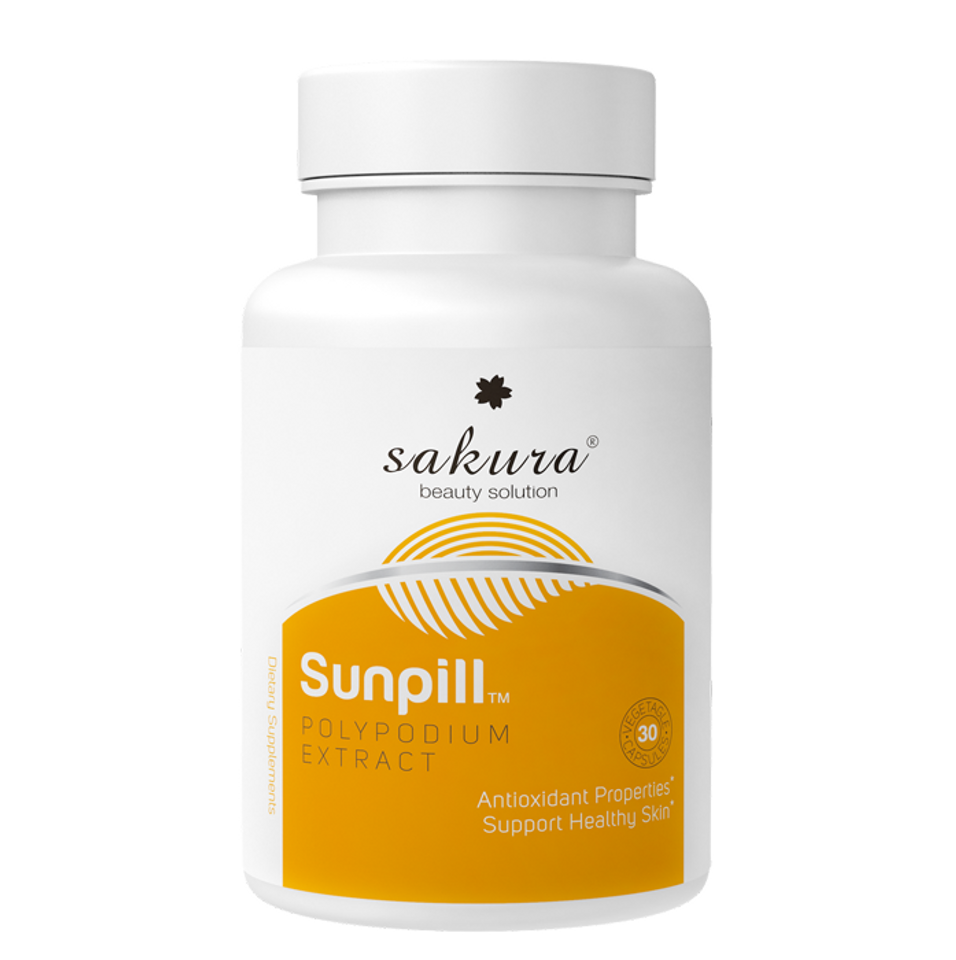 Viên uống chống nắng Sakura Sunpill hỗ trợ bảo vệ da từ bên trong