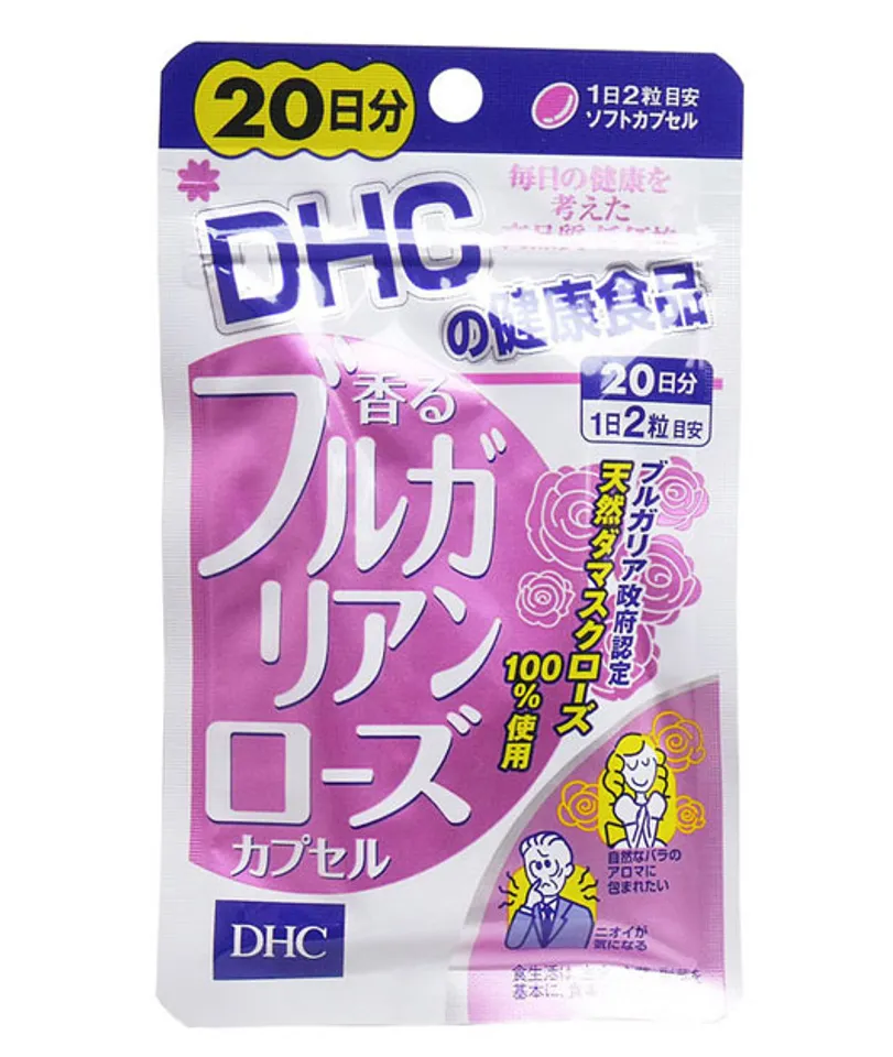 Viên uống DHC tinh dầu hoa hồng hỗ trợ cải thiện mùi mẫu cũ