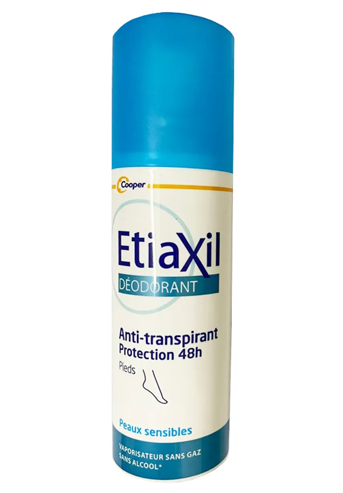 Xịt khử mùi Etiaxil hỗ trợ cải thiện tiết mồ hôi chân (mẫu mới)