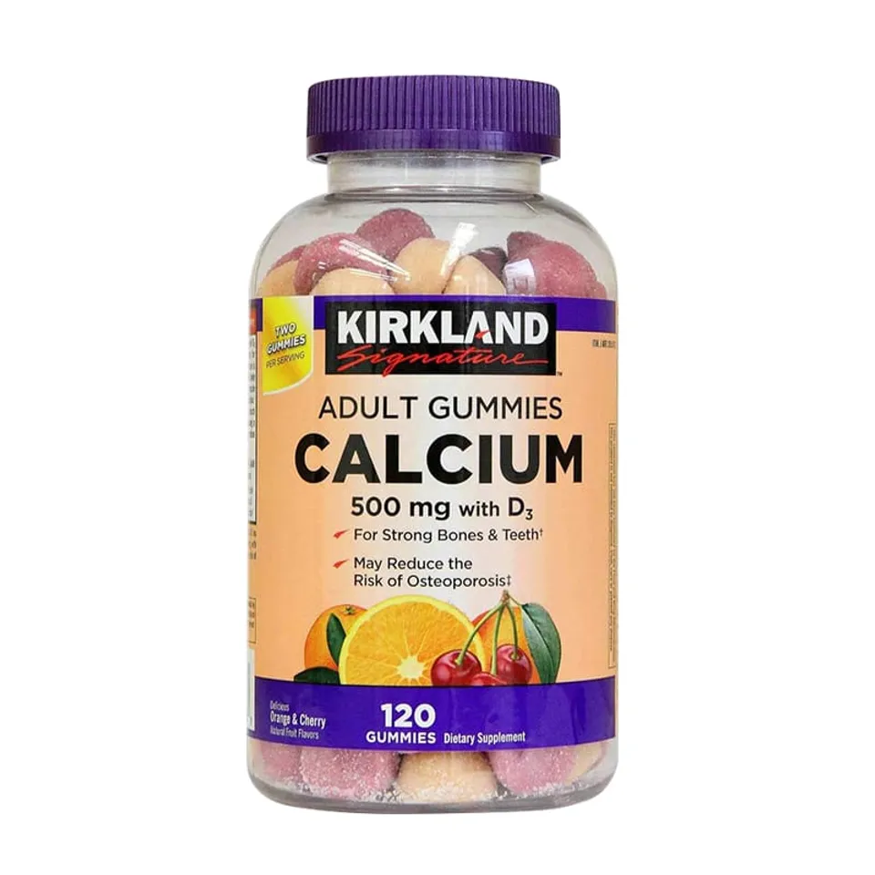 Kẹo dẻo Kirkland Adult Gummies Calcium
