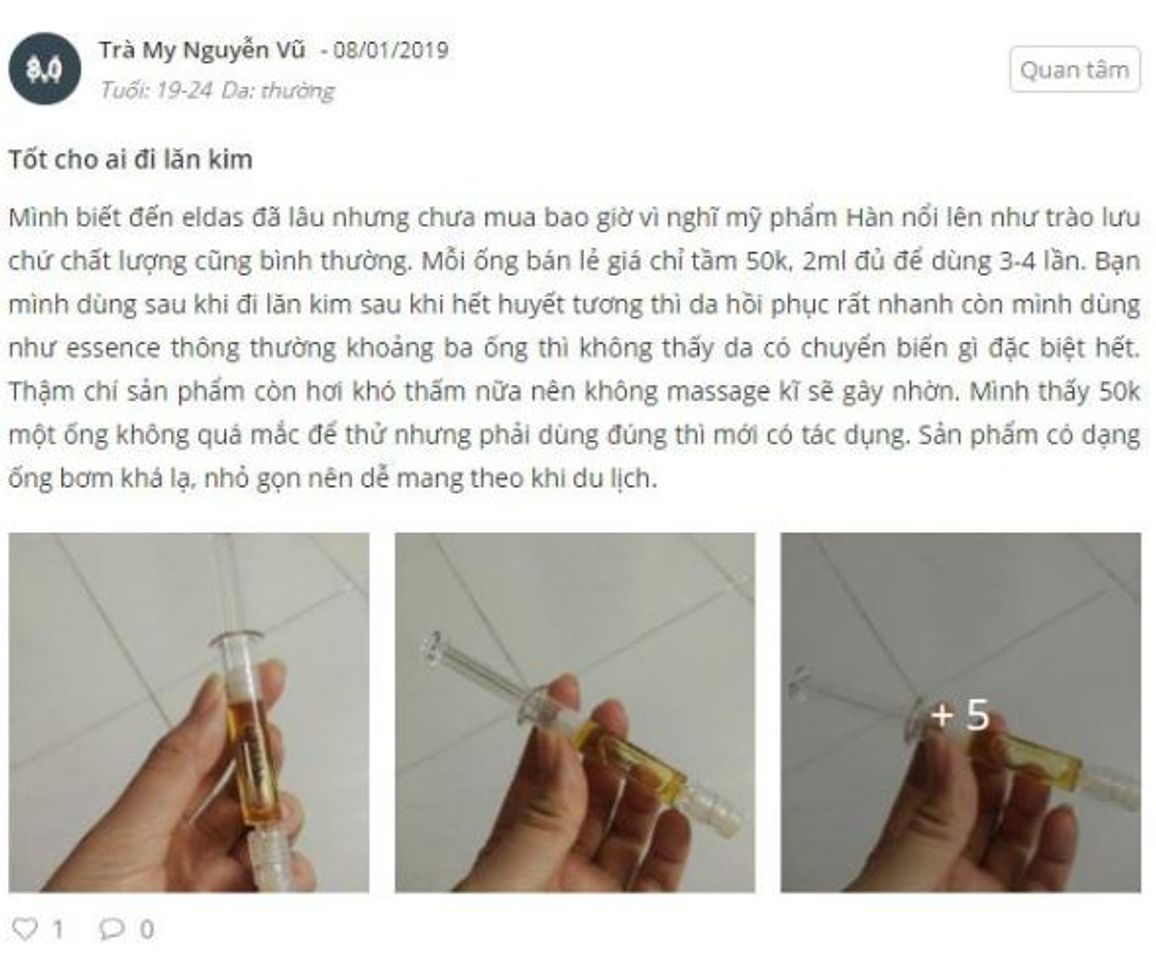 Tế bào gốc ELDAS Hàn Quốc là gì? Review chi tiết  a-z