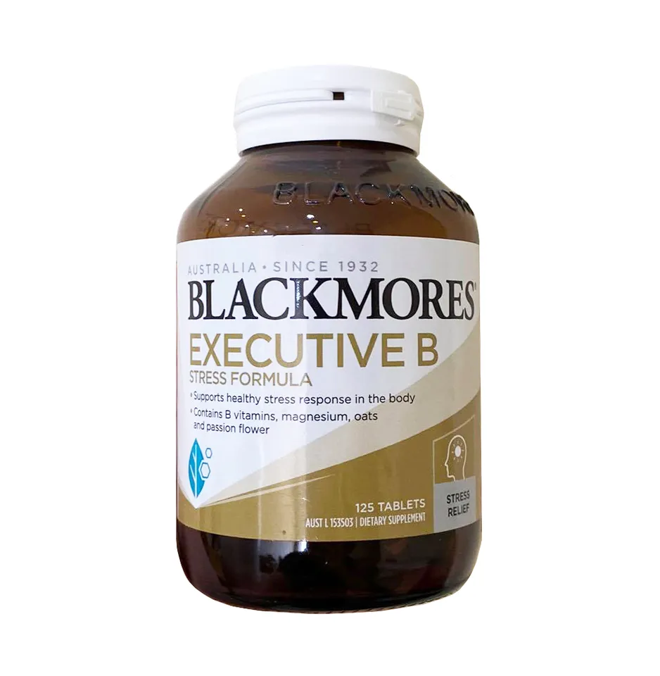 Viên uống Blackmores Executive B Stress Formula 125 viên mẫu mới