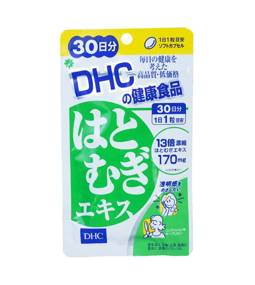 Viên uống hỗ trợ trắng da DHC 20 Viên Coix Extract Nhật Bản