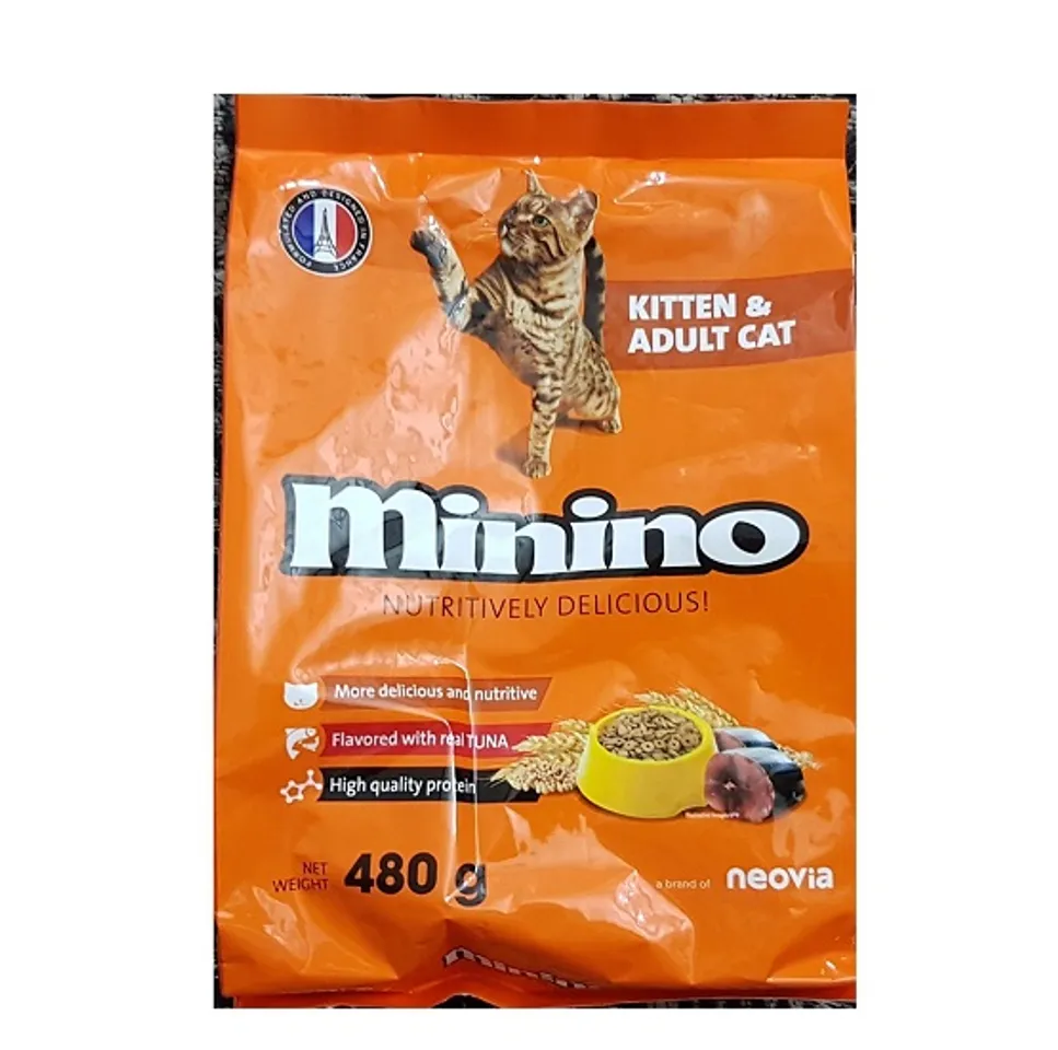 Thức ăn hạt Minino cho mèo