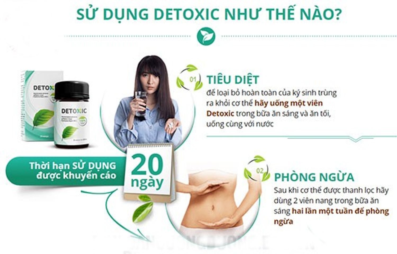 C&aacute;ch sử dụng Detoxic