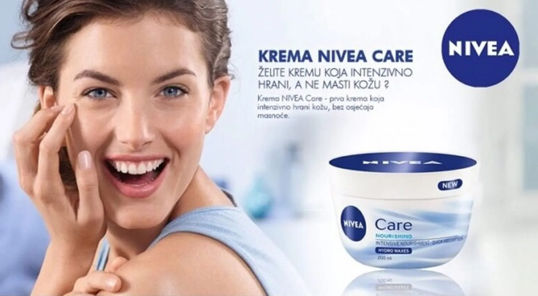 Kem dưỡng ẩm Nivea Care Intensive Pflege mềm mịn trên da