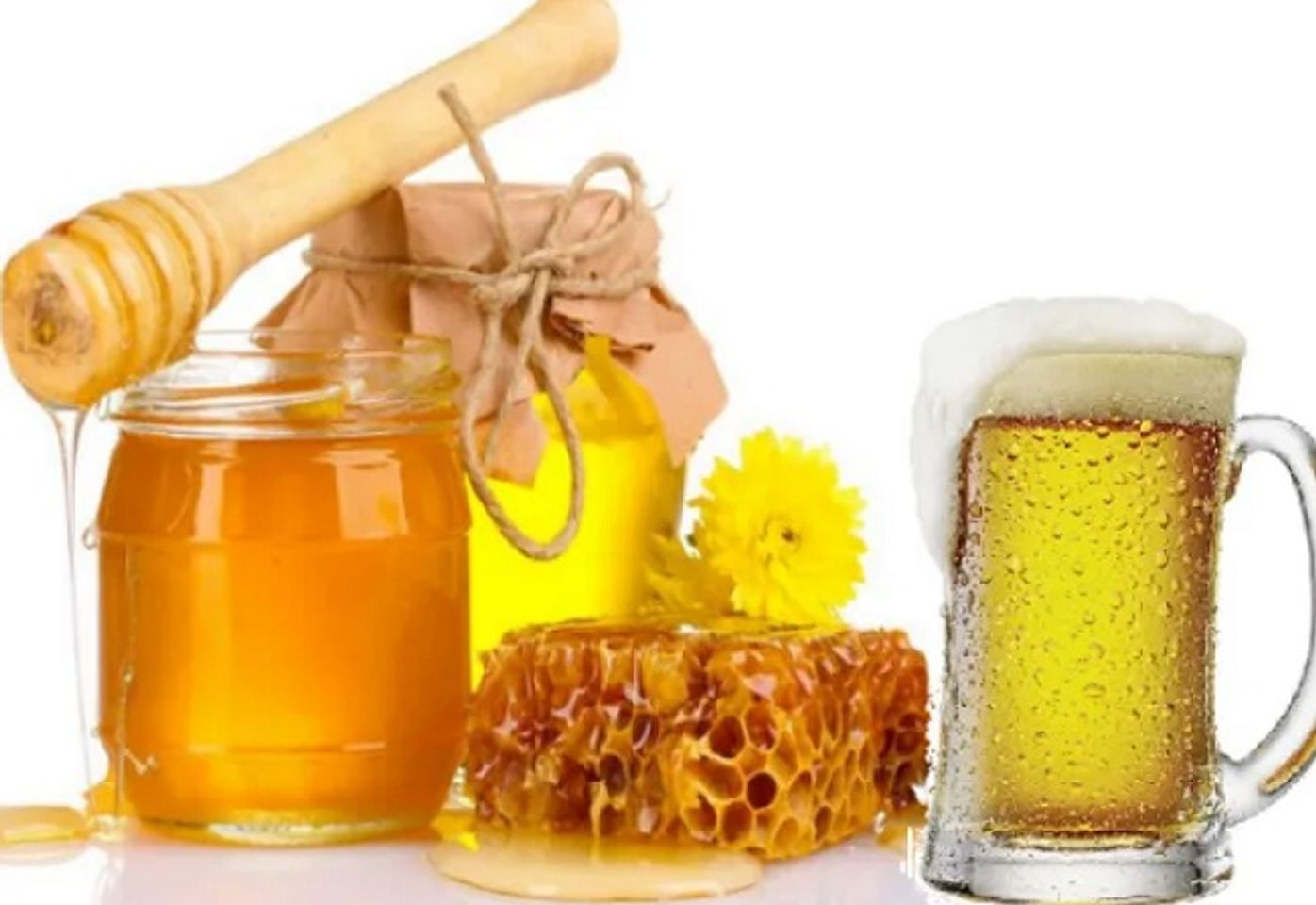 C&aacute;ch l&agrave;m trắng da bằng bia v&agrave; mật ong