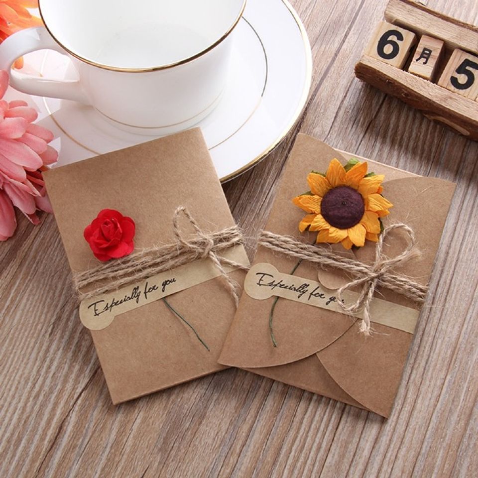 Tấm thiệp viết tay &yacute; nghĩa l&agrave;m qu&agrave; Valentine