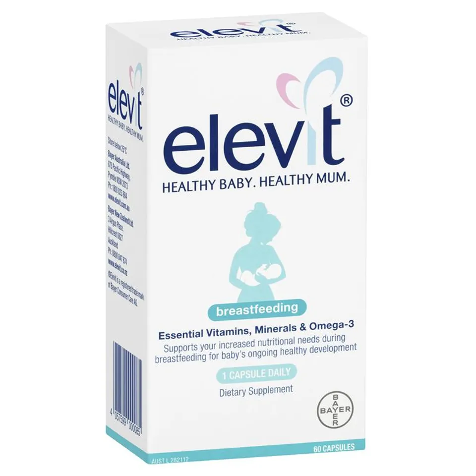 Elevit Breastfeeding vitamin cho phụ nữ sau sinh Úc 60 viên (mẫu cũ)