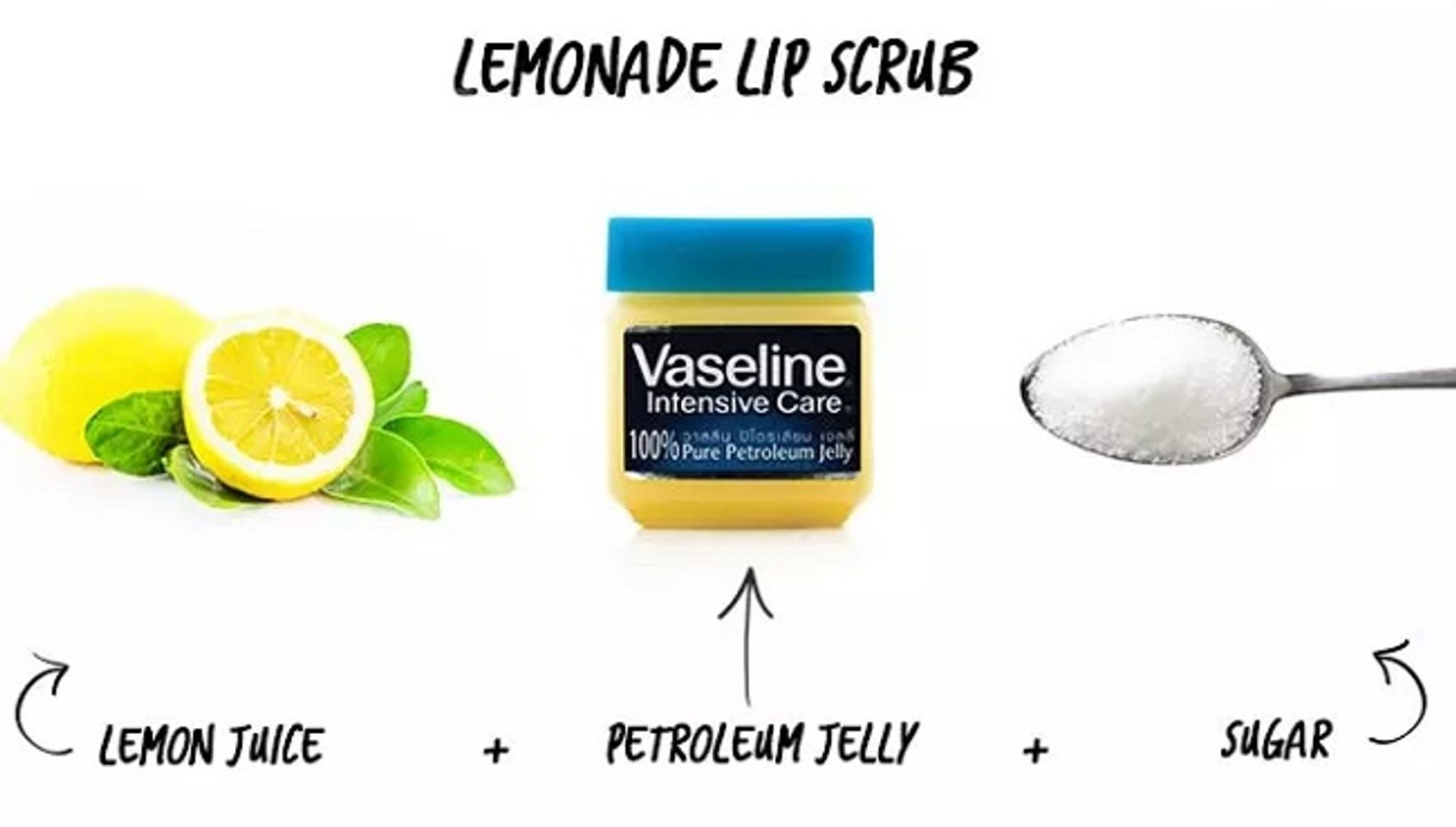 c&aacute;ch tẩy tế b&agrave;o chết m&ocirc;i bằng vaseline v&agrave; chanh