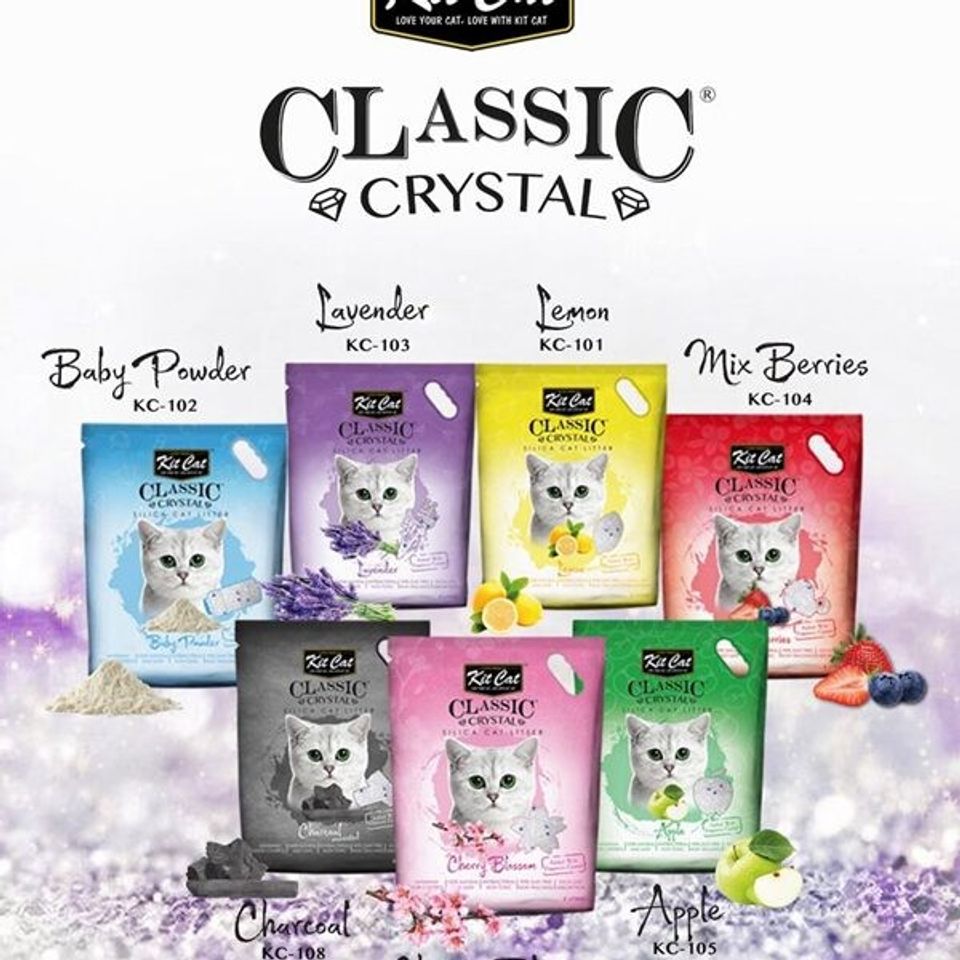 KitCat - C&aacute;t thủy tinh cho m&egrave;o nhiều hương thơm