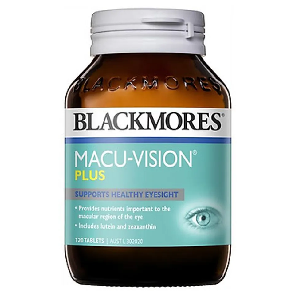 Viên uống Blackmores Macu-Vision Plus 120 viên của Úc