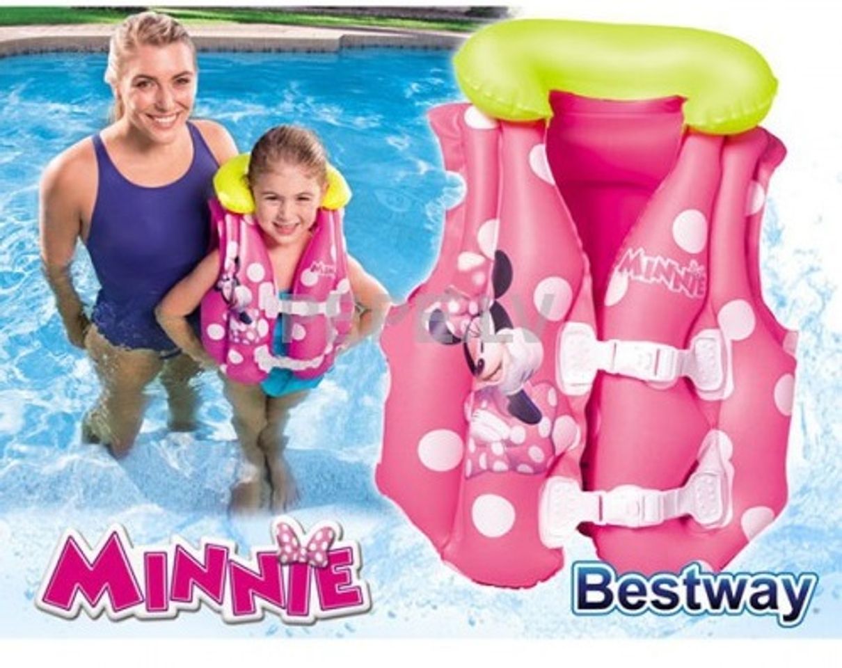 Áo phao bơi chuột Minnie cho bé tập bơi dễ dàng