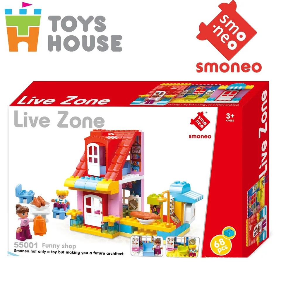 Bộ đồ chơi lắp ghép Cửa hàng vui nhộn 68 chi tiết Toys House