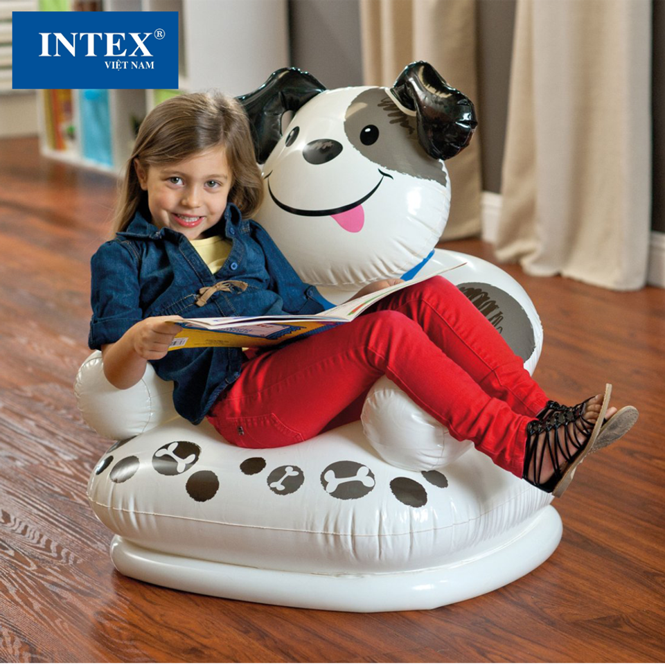 Ghế hơi cho bé Intex 68556 hỗ trợ bé vui chơi thoải mái 