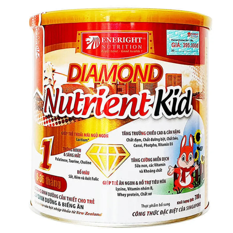 Sữa Diamond Nutrient Kid 1 dinh dưỡng cao cho trẻ biếng ăn