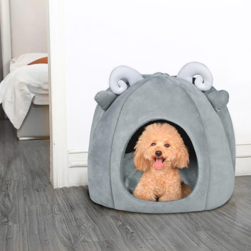 Chuồng ch&oacute; Poodle bằng vải th&iacute;ch hợp cho kh&ocirc;ng gian nh&agrave; nhỏ
