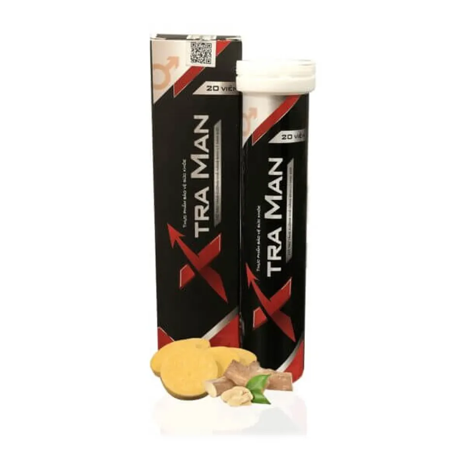 Xtra Man effervescent tablets support physiological health promotion for men