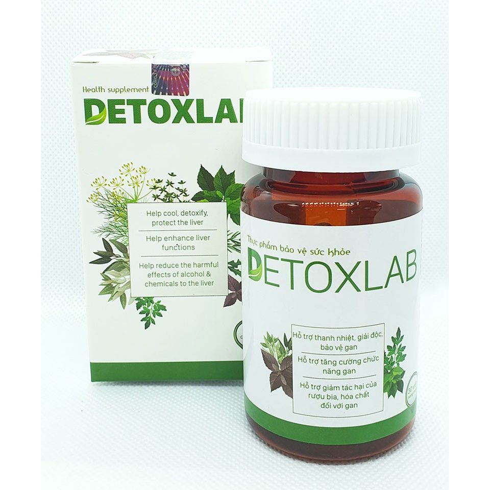Detoxlab - Viên uống thải độc hỗ trợ tăng cường sức khỏe
