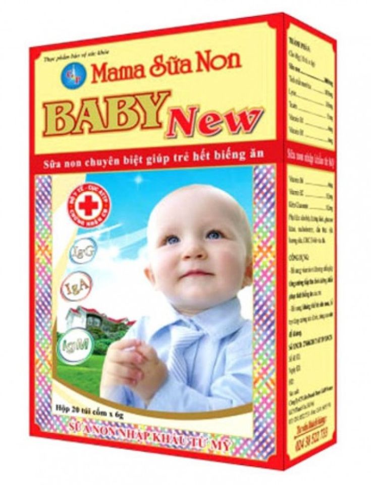 Mama Sữa Non Baby New cho trẻ biếng ăn, tăng cường sức đề kháng