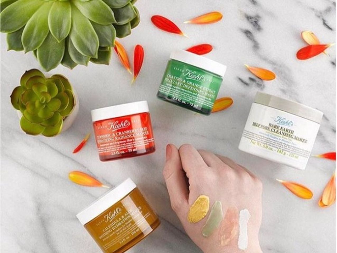 Combo sản phẩm skincare cho da hỗn hợp thi&ecirc;n dầu - mặt nạ Kiehl&rsquo;s