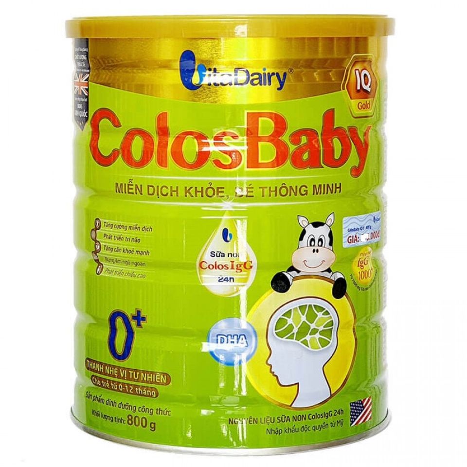 Sữa non Colosbaby IQ Gold 0+ cho bé sơ sinh - 12 tháng tuổi