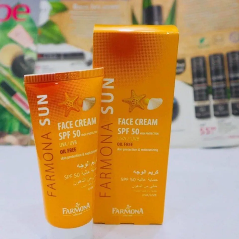 Hướng dẫn dùng kem chống nắng Farmona Sun Face Cream Oil Free Spf 50 