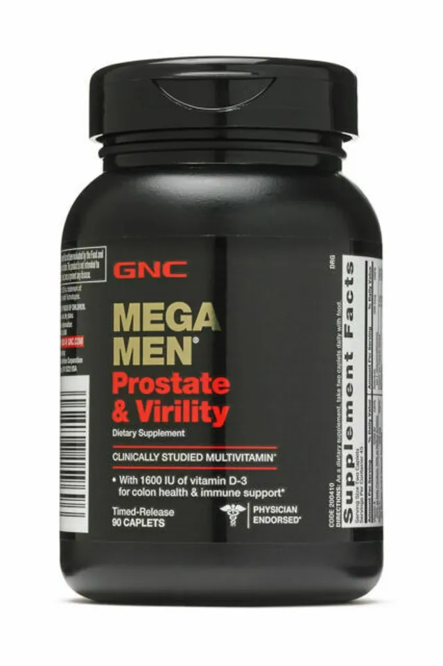 Viên uống GNC Mega Men Prostate and Virility hỗ trợ sức khỏe nem giới 